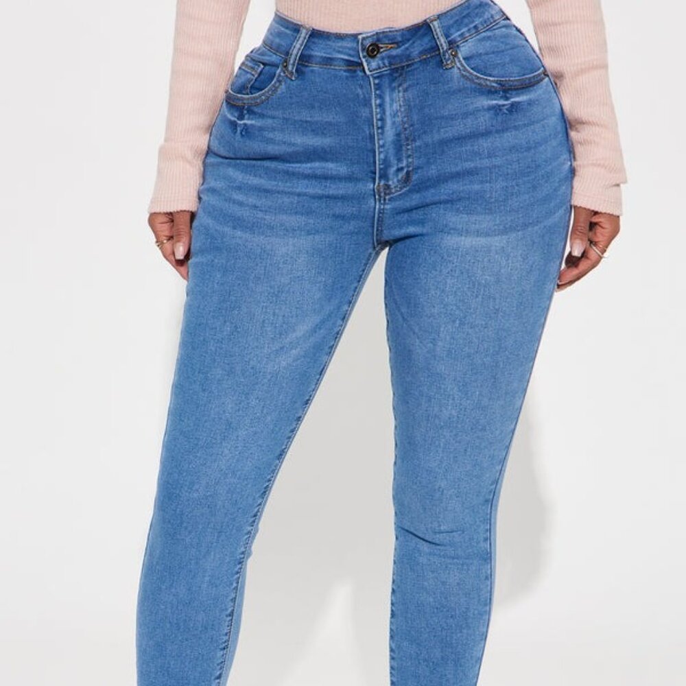 Yes To Heaven Stretch Skinny Jeans - Medium Wash